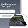 MediaRange Belaidė klaviatūra 78 Tasten Touchpad DE juodas