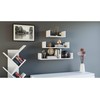 Top E Shop Sieninė Lentyna - Topeshop MOBI 3P BIEL, Balta