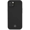 Mercedes Benz Apple iPhone 13 Mini Mercedes dėklas silikoninis Line (MEHCP13SSILBK) juodos spalvos