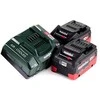 18V akumuliatorių rinkinys 2x 5.5Ah LiHD kroviklis, Metabo