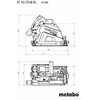 METABO ZAGŁĘBIARKA KT 18 LTX 66 BL 2x8,0Ah LiHD +SZYNA FS 160