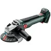 Kampinis šlifuoklis Metabo W 18 LT BL 11-125; 18 V (be akumuliatoriaus ir pakrovėjo)
