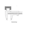 Mib Messzeuge Elektroninis slankmatis 150mm MIB