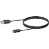USB kabelis Schwaiger USB-A - mikroUSB Juodieji (LKW120M533)