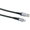 USB kabelis Schwaiger USB-A - mikroUSB Juodieji (LKW120M533)