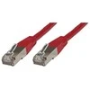 MicroConnect RJ-45 kt.6 F / UTP raudonasis 0,25m (B-FTP60025R)