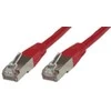 MicroConnect 1.5m Cat6 FTP - 1.5 m - RJ-45 - RJ-45 - Raudona