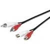 MicroConnect kabelis RCA (Cinch) x2 - RCA (Cinch) x2 5m juodas (AUDCH5)