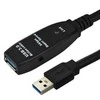 USB kabelis MicroConnect USB-A - USB-A 10 m Juodas (USB3.0AAF10A)