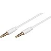 „Kabelis MicroConnect“ lizdas 3,5 mm – lizdas 3,5 mm, 3 m balta (AUDLL3W)