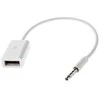 USB adapteris MicroConnect USB - lizdas 3,5 mm Baltas (AUDUSBFW)