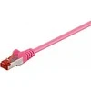 MicroConnect RJ- 45 / RJ- 45 cat6 F / UTP Rožinė 3m (B- FTP603PI)