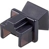 Adapteris AV MicroConnect Microconnect dulkių dangtelis Rj45 prievadui, juodas