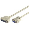 „MicroConnect Microconnect IBM029-2“ lygiagretusis kabelis Pilka 1,8 m DB25 DB9