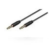 Kabelis MicroConnect Jack 3.5mm - Jack 3.5mm 1m juoda (IPOD012)