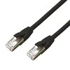 MicroConnect CAT6A S / FTP 3m Juodas LSZH