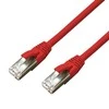 MicroConnect CAT6A S / FTP 5m raudonasis LSSH