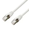 MicroConnect CAT6A S / FTP 10m Baltoji LSZH