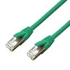 MicroConnect CAT6A S/FTP 15m Žalias LSZH