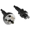 „Microconnect PE150818“, 1,8 m, I tipo maitinimo kištukas, C5 jungtis, H05VV-F, 220 V, 2,5 A