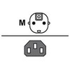 Maitinimo kabelis MicroConnect CEE 7/7 - C5 1,8m (PE010818W)