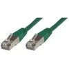 MicroConnect Patrikas STP, CAT6, LSSH, 0.5m, žalia (STP6005G)