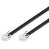 „MicroConnect“ jungiamasis laidas RJ12 6C6P, juodas, 10m (MPK110B)