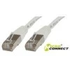 MicroConnect RJ-45 / RJ-45 Cat.6 10m Baltas (SSTP610W)