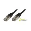 MicroConnect RJ-45 / RJ-45 cat.6 3m Juoda (SSTP603S)