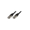 MicroConnect RJ-45 / RJ-45 Cat.6 S / FTP Juodas 0,25 m (SSTP60025S)