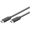 USB kabelis MicroConnect USB-C - USB-C 1 m Juodas (USB3.1CC1)