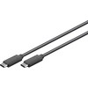 USB kabelis MicroConnect USB-C - USB-C 0,5 m Juodas (USB3.2CC0.5)