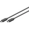 USB kabelis MicroConnect USB-C - USB-C 0,5 m Juodas (USB3.2CC0.5)