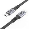 USB kabelis MicroConnect USB-C - USB-C 2 m Juodas ir sidabrinis (USB3.2CC2)
