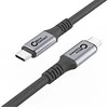 USB kabelis MicroConnect USB-C - USB-C 2 m Juodas ir sidabrinis (USB3.2CC2)