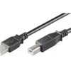 USB kabelis MicroConnect USB-A - USB-B 0,5 m Juodas (USBAB05B)