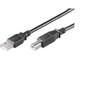 MicroConnect Kabelis MICRO_CONNEC USB TypeA M, USB TypeB M, 1.8m, juodas