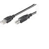 MicroConnect Kabelis MICRO_CONNEC USB TypeA M, USB TypeB M, 1.8m, juodas