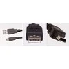 USB kabelis MicroConnect USB-A - miniUSB 1 m Juodas (USBMB51)