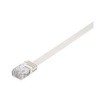 MicroConnect RJ-45 kt.6 U / UTP Baltas 1,5 m (V-UTP6015W- FLAT)