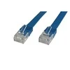 MicroConnect RJ-45 kt.6 1m mėlyna (V-UTP601B- FLAT)