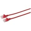 MicroConnect U/UTP CAT6 2M Raudona Slim,