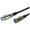 Kabelis MicroConnect XLR - XLR 1m juoda (XLRMF1)