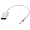 MicroConnect Kabelis USB MicroMobile USB-A - mini lizdas 3,5 mm Baltas (AUDUSBF)