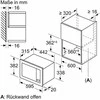 Įmontuojama mikrobangų krosnelė Bosch BFL623MB3