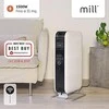Tepalinis šildytuvas Mill Gentle Air OIL1500WIFI3 GEN3, 1500 W, iki 25 m², Baltas