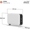 Konvekcinis šildytuvas Mill CO2200MECMAX, 2200 W, Galios lygių skaičius 3, Tinka kambariams iki max 30 m², Baltas
