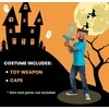 Disguise Minecraft kostium Halloween, strój karnawałowy komplektas diamentowy miecz + Maska Steve