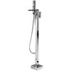 Vonios baterija Beliani Boyoma freestanding nerūdijančio plieno (229565)