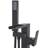 Vonios baterija Beliani Boyoma freeststanding juoda (229584)